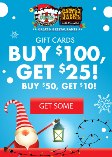 Holiday Gift Card Deal is Here! Buy $50, Get $10!